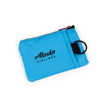 Alaska Airlines Stash Key Wallet - Blue