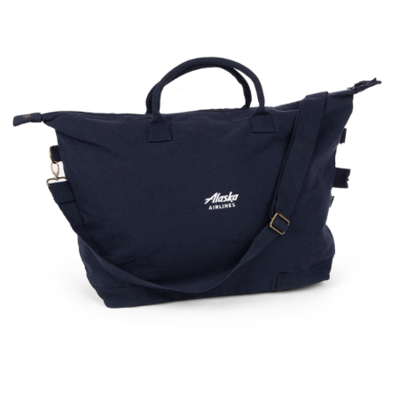 Alaska Airlines Canvas Weekender Bag