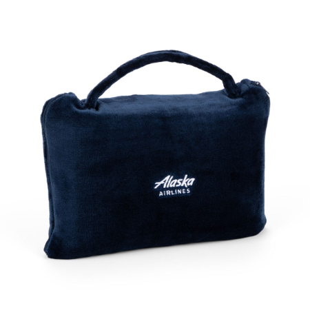 Alaska Airlines Packable Travel Blanket