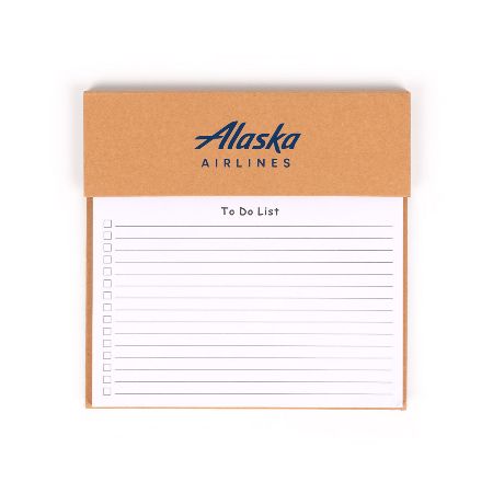 Alaska Airlines Desktop Notepad & Organizer