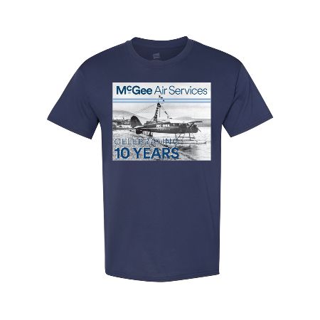 McGee Air Services Navy Vintage Anniversary Tee