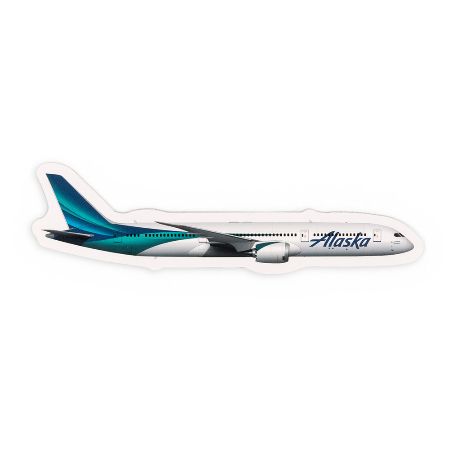 Alaska Airlines 5" Global Aircraft Sticker