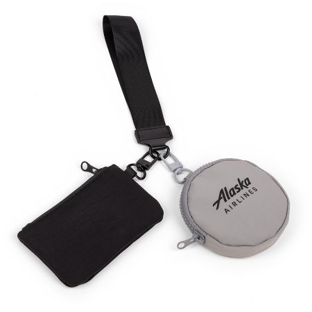 Alaska Airlines Double Wrist Wallet