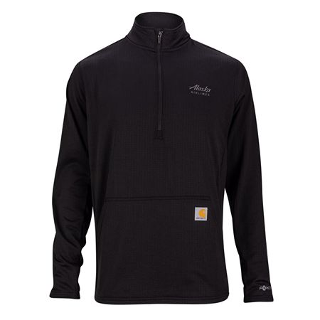 Alaska Airlines Carhartt 1/2-Zip Grid Fleece