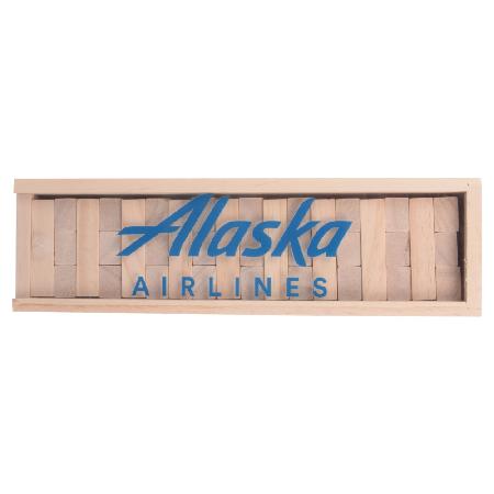 Alaska Airlines Wood Block Game