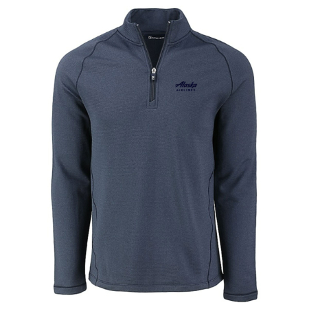 Alaska Airlines Peshastin Eco Fleece 1/2 Zip Men's Pullover