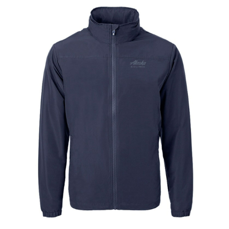 Alaska Airlines Charter Eco Recycled Full Zip Mens Jacket