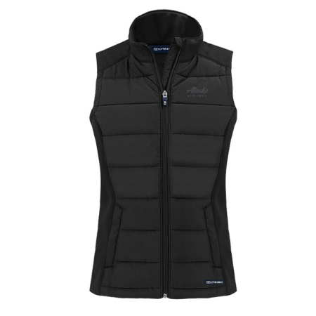 Alaska Airlines Evoke Softshell Ladies Vest - Black