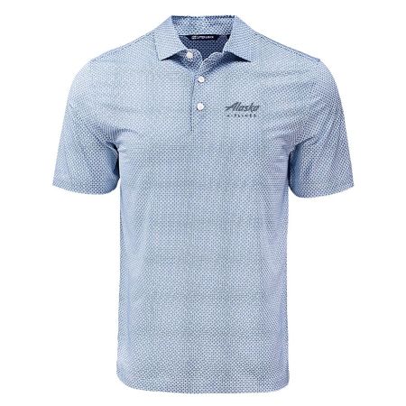 Alaska Airlines Men's Cutter & Buck Pike Diamond Dot Polo